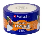 Comprar Torre Verbatim De Discos Virgenes Imprimibles Dvd-r 16x