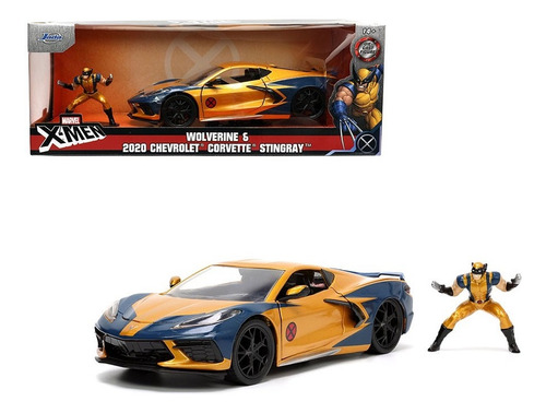 Jada Toys Marvel Wolverine X-men 1:24 2020 Chevy Corvette