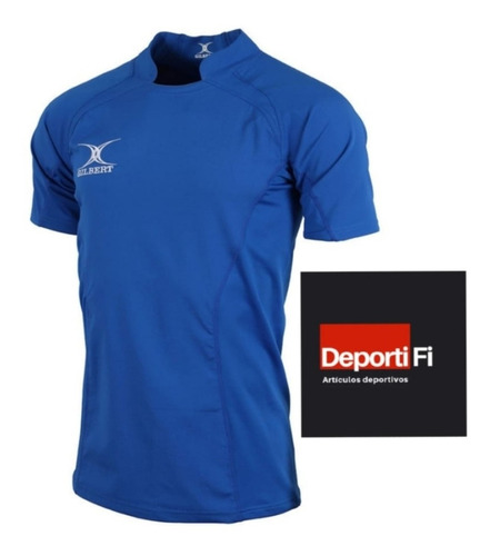 Remera Gilbert Rugby V Match Royal Talle L Al 2xl #deportifi