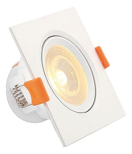 Spot Led Quadrado Embutir Dicroica Aaatop 3w Branco Frio Bivolt