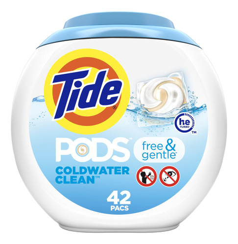 Tide Capsulas De Detergente Liquido Sin Capsulas Y Suaves, 4