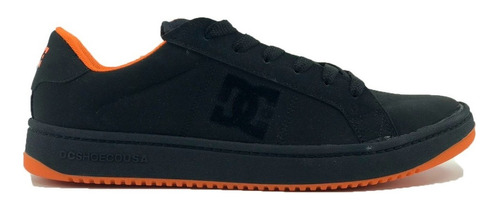 Zapatilla Dc Shoes Modelo Striker Negro Naranja Exclusivo