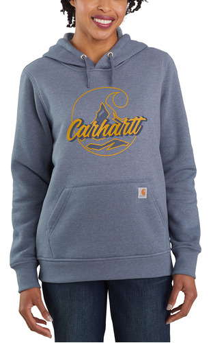 Carhartt Sudadera Estampada Logotipo Peso Medio Ajuste Para