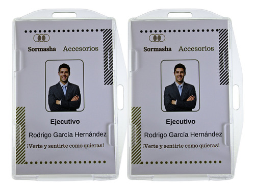 Sormasha Porta Gafete, P C Doble Vista. 9308. 2 Piezas