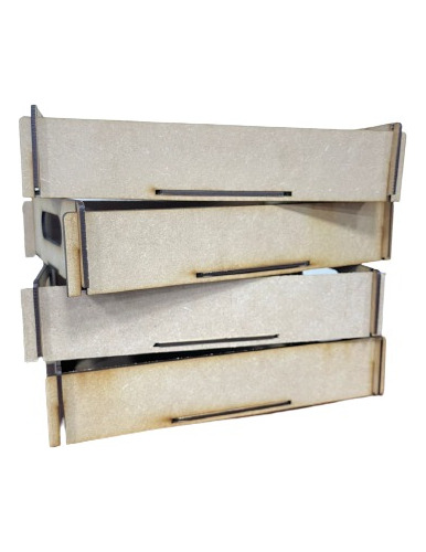 Bandejas Para Desayuno Mdf Pack 10 Caja Sorpresa