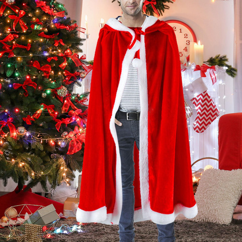 Capa Con Capucha De Navidad, Accesorios De Bata, Capa De