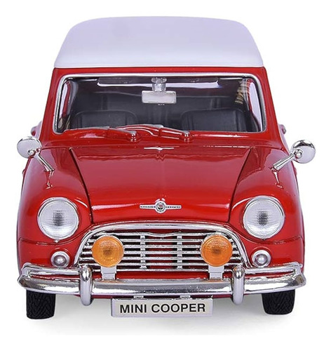 Motor Morris Mini Cooper 1961-1967 Escala 1:18 Max Red