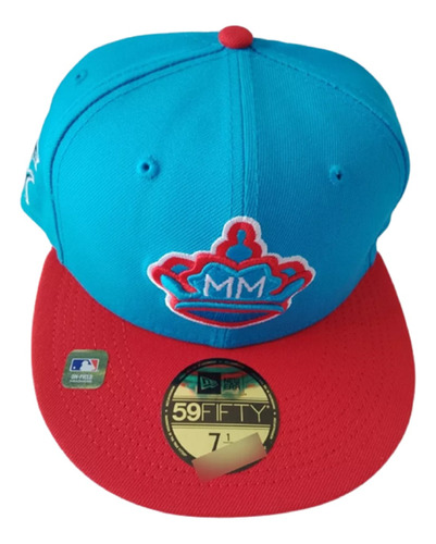 Gorra Marlins Nueva Edición (corona Mm) Azul/roja 59fifty