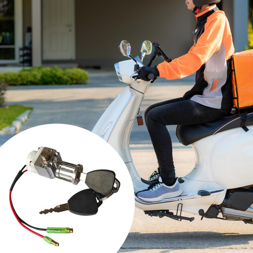 Cerradura De Encendido Para Motocicleta, Caja De Batería,