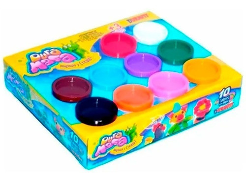 Dura Masa Duravit Pack X10 Potes Colores Plastilina