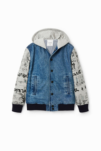 Chaqueta Para Niño Desigual Bugs Bunny Denim C13