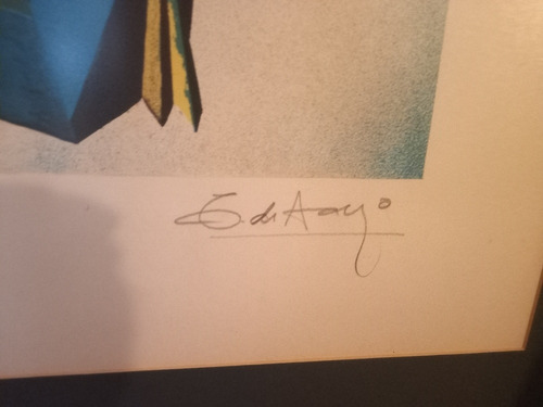 Tancredo De Araujo Fundación Petorutti Litografía Original (Usado)