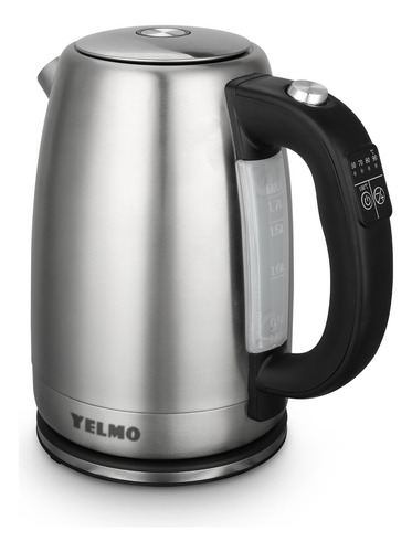 Pava Eléctrica 1.7l Yelmo Pe-3911 Negro Mate Desayuno 2200w 