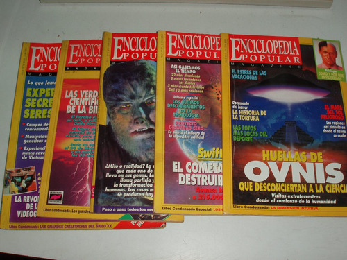 5 Revistas Enciclopedia Popular  (r35)
