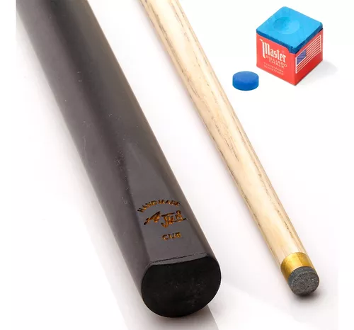 Taco Sinuca Bilhar Snooker Profissional Virola Metal+ Brind - R$ 109,99