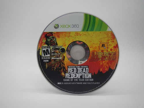 Red Dead Redemption Undead Nightmare Xbox360 Gamers Code*