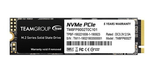 Solido Disco Ssd M2 Nvme 256gb Team Group 2280