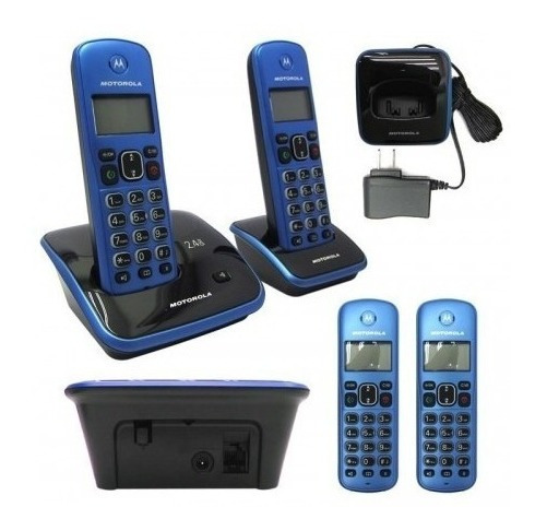 Teléfono Digital Inalámbrico Motorola Auri3520a-2 2.4 Ghz 