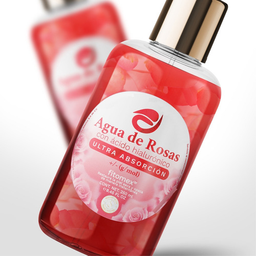 Agua De Rosas Con Ácido Hialurónico 250ml Fitomex Todo Tipo De Piel Día/noche