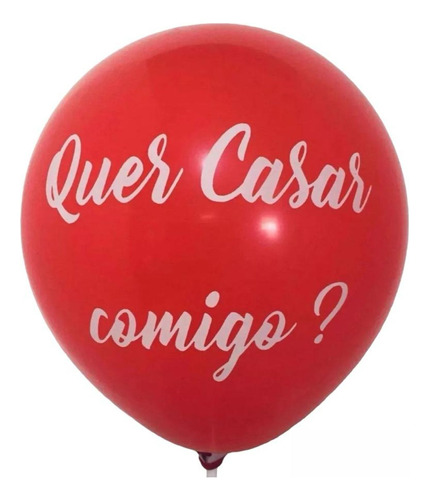 Bexigas / Balões  Quer Casar Comigo  C/30 Festas Decoração