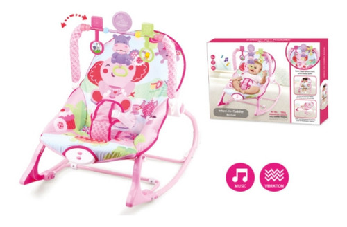 Silla Para Bebé Bouncer Macilux Mecedora Jungle