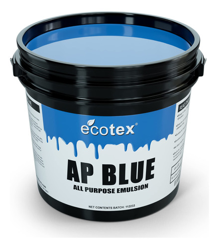 Ecotex® Ap Emulsion De Serigrafia Azul (cuarto De Galon - 32