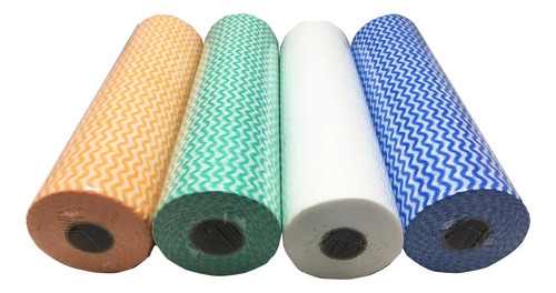 Kit 2 Rolos Multiuso Tipo Perfex Limpeza Com 50 Panos