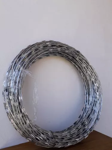 vidaXL Alambre de espino concertina acero galvanizado 300 m