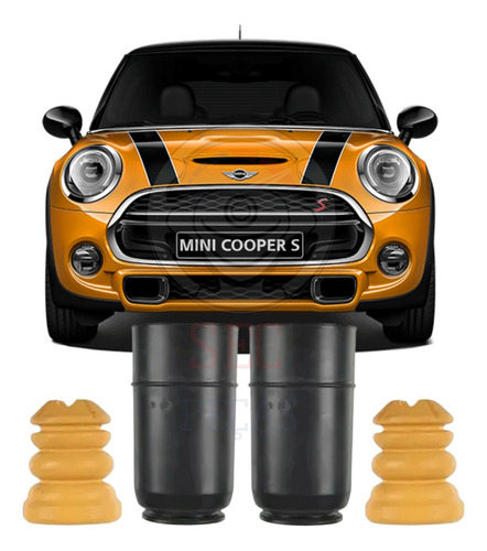 Par Batente Coifa Traseiro Mini Cooper 2015 2016 2017 2018