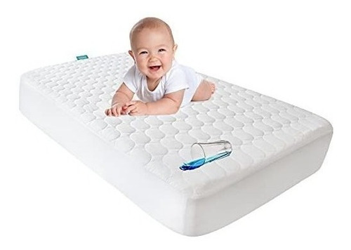 Protector De Colchon De Cuna Inpermeable 52x28 Pulgadas Bebe