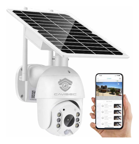 Cámara De Seguridad Solar 4g Exterior Ptz 2mp Full Hd 1080p 