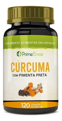  Suplemento Curcuma + Pimienta Negra 120 Cápsulas 