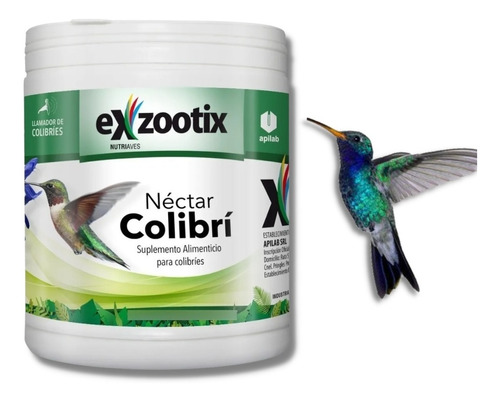 Alimento Nectar Colibri Picaflor Aves Exzootix X 300 Grs
