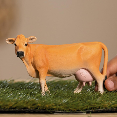 Figura Animales Vaca Jersey Pintada A Mano Schleich