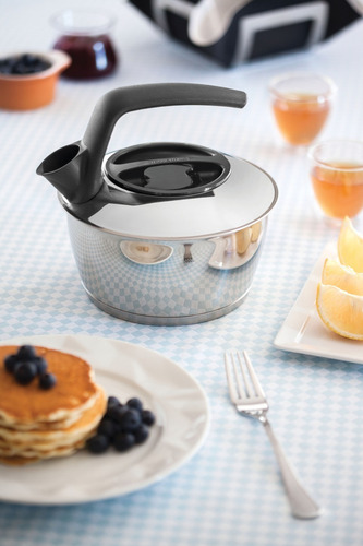 Imagem 3 de 6 de Chaleira Indução Aço Inox Tramontina, Fundo Triplo 1,5 Lt
