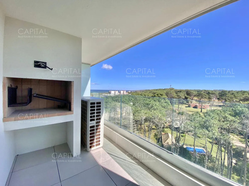 Apartamento En Venta A Estrenar De Tres Dormitorios En Poseidon Laguna, Punta Del Este