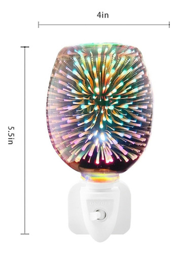 Enchufe Eléctrico Led Aroma Difusor Lámparas Cera Derretir