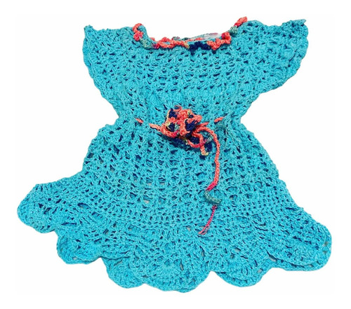 Vestido Bebe Tejido Crochet 