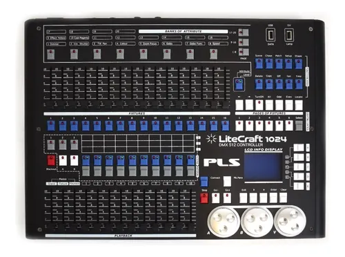 Consola Dmx Controladora Iluminacion Pls Litecraft 1024 Cana