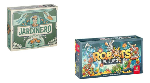 Combo Juego De Mesa Jardinero + Robots De Maldon Magic4ever 