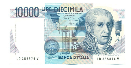 Italia 10000 Liras Billete Coleccion 1984 Sin Circular Unc