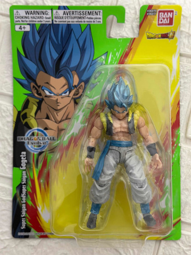 Imagen 8 de 8 de Figura Gogeta Azul Súper Saiyayin 13 Cm Articulada Bandai