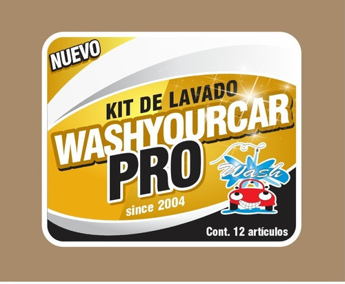 Kit De Lavado Washyourcar 12 Piezas Para Limpiar Tu Auto