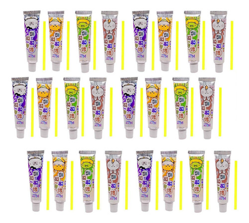 S Nuevo 24 Uds. De Burbujas Que Soplan Burbujas Con Pajitas,