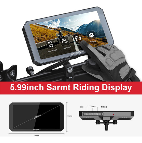 N1 Pro 15,2 Cm Gps Con Dash Cam Y Carplay