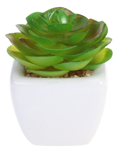 Mini Fa De Plantas Suculentas Artificiales De Color Verde En