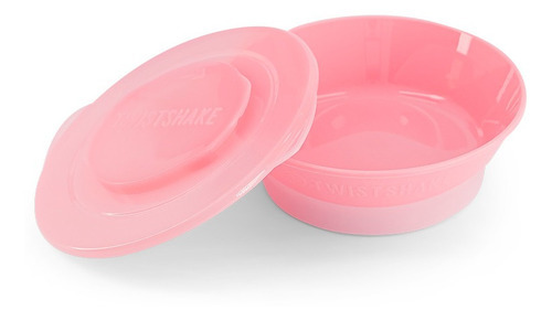 Plato Bowl 6+m Twistshake Rosa Pastel