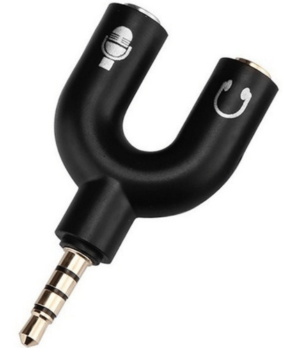 Divisor De Audio Estéreo 3.5 Mm Para Audífonos Y Micrófono
