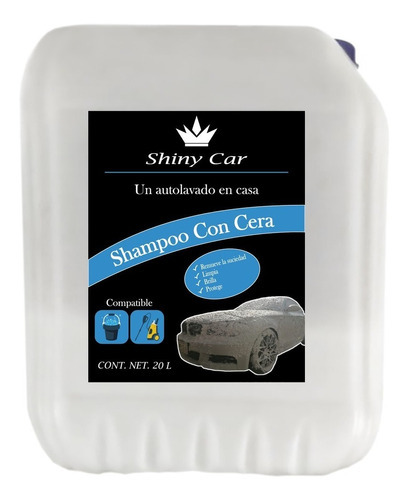 Shampoo Carrorecia Con Alta Cera Y Espuma 20l