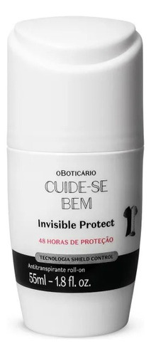 O Boticário Cuide-se Bem Invisible Protect Desodorante 55ml Fragrância não se aplica